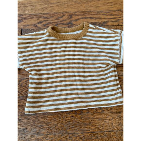 Quincy Mae Striped Top Size 3-6 Months - Picture 2 of 4